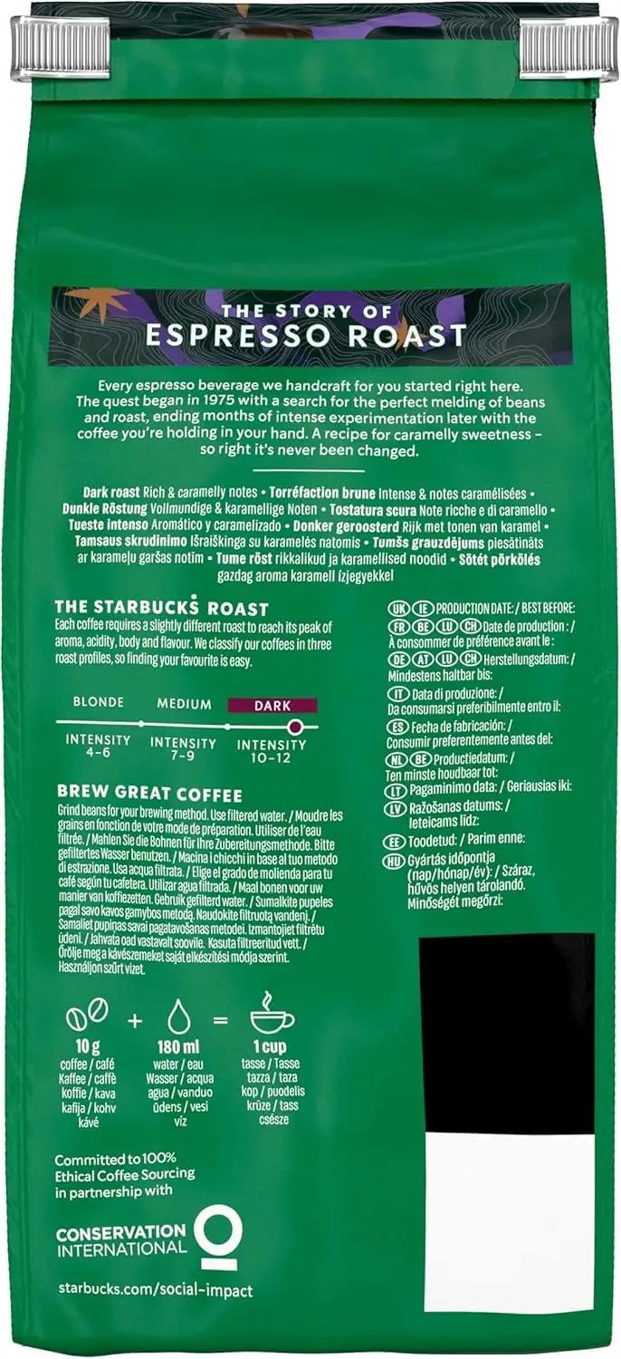 STARBUCKS tugev Espresso Roast 4×450 g kohviube – kasutusnäide