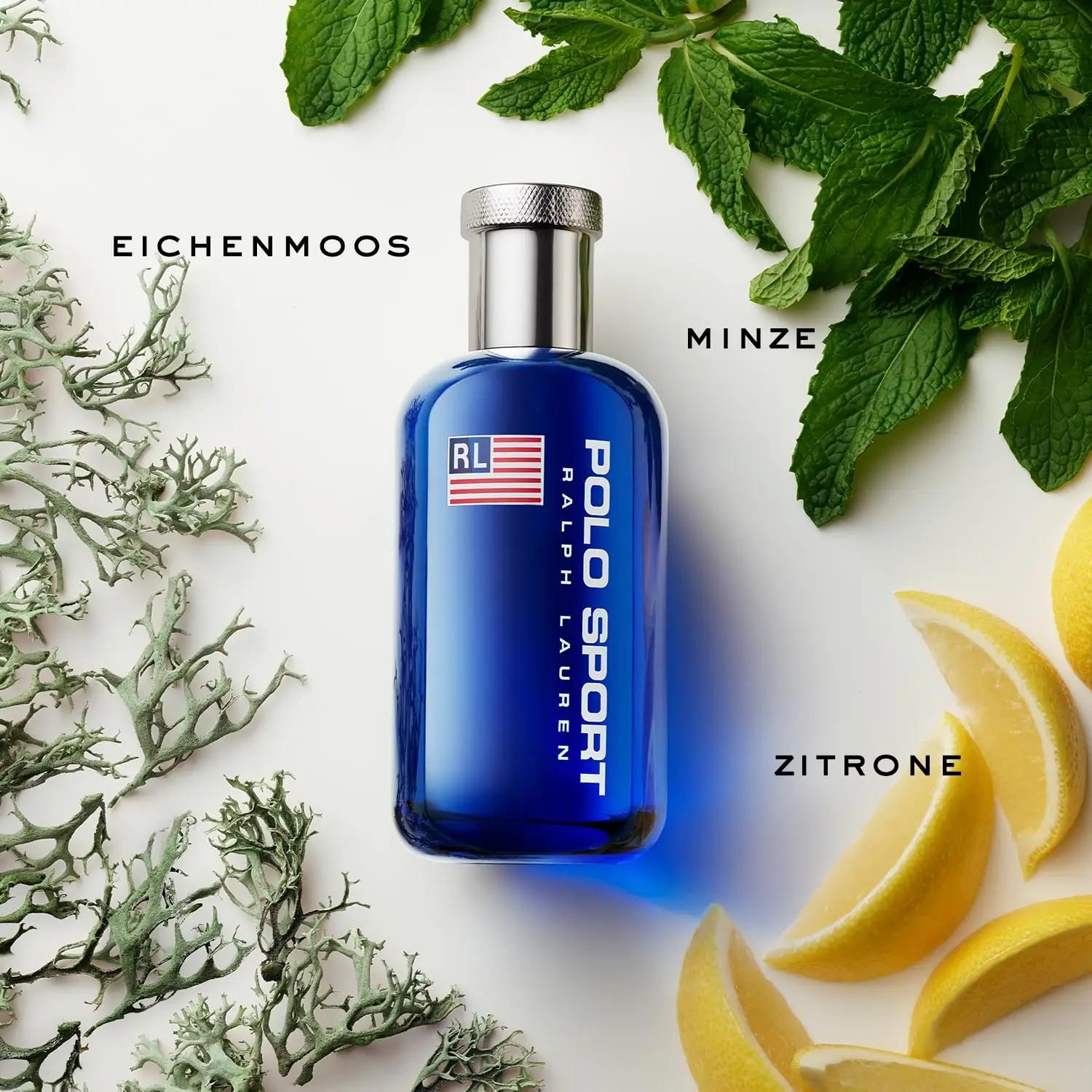 RALPH LAUREN FRAGRANCE – sportlik 125 ml meesparfüüm – pakend ja tarvikud