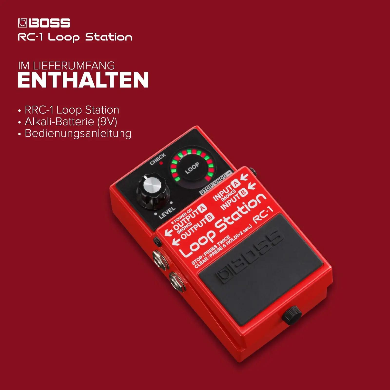 BOSS loop-pedaal RC-1 — lihtne salvestus ja ülekattega looper – pilt 6