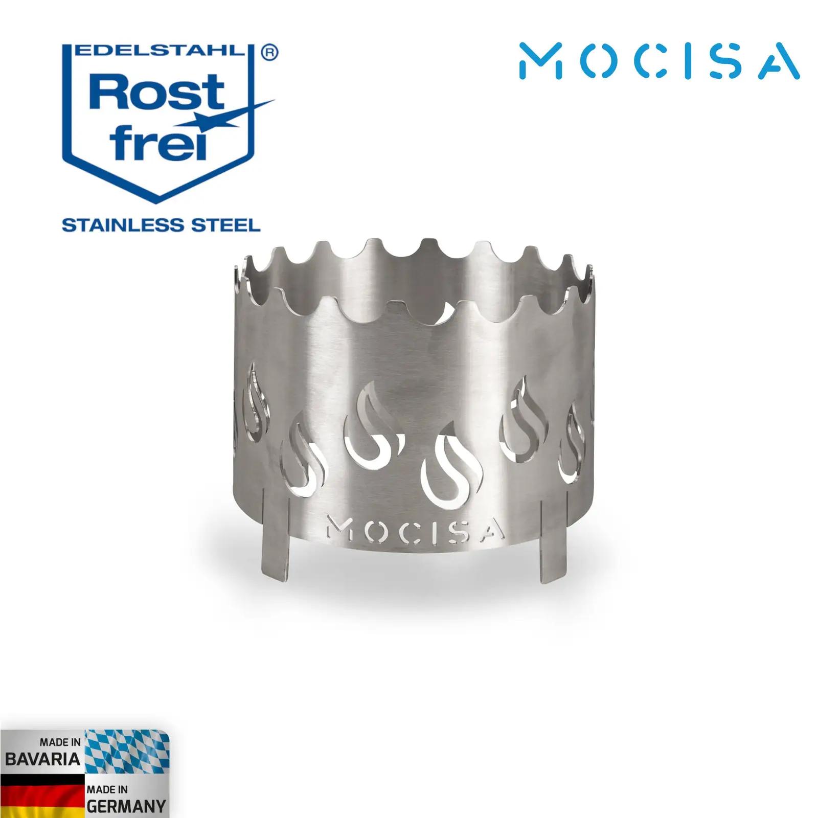 mocisa roostevaba wok-osa Ø20cm — vastupidav ja puhas pind – detailne vaade