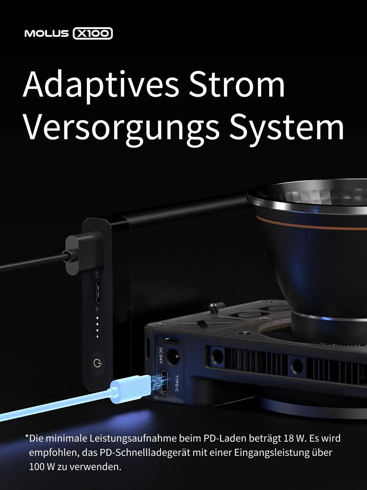 ZHIYUN tugev 100 W COB videovalgusti koos akuga ja Bowens – pilt 8