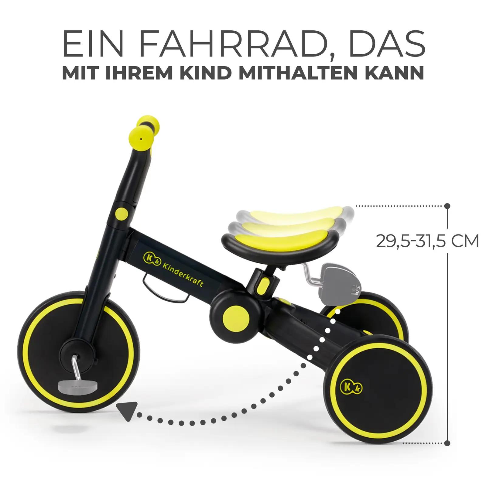Kinderkraft kerge alumiiniumist 3‑in‑1 kolmerattaline lapsele – pilt 6