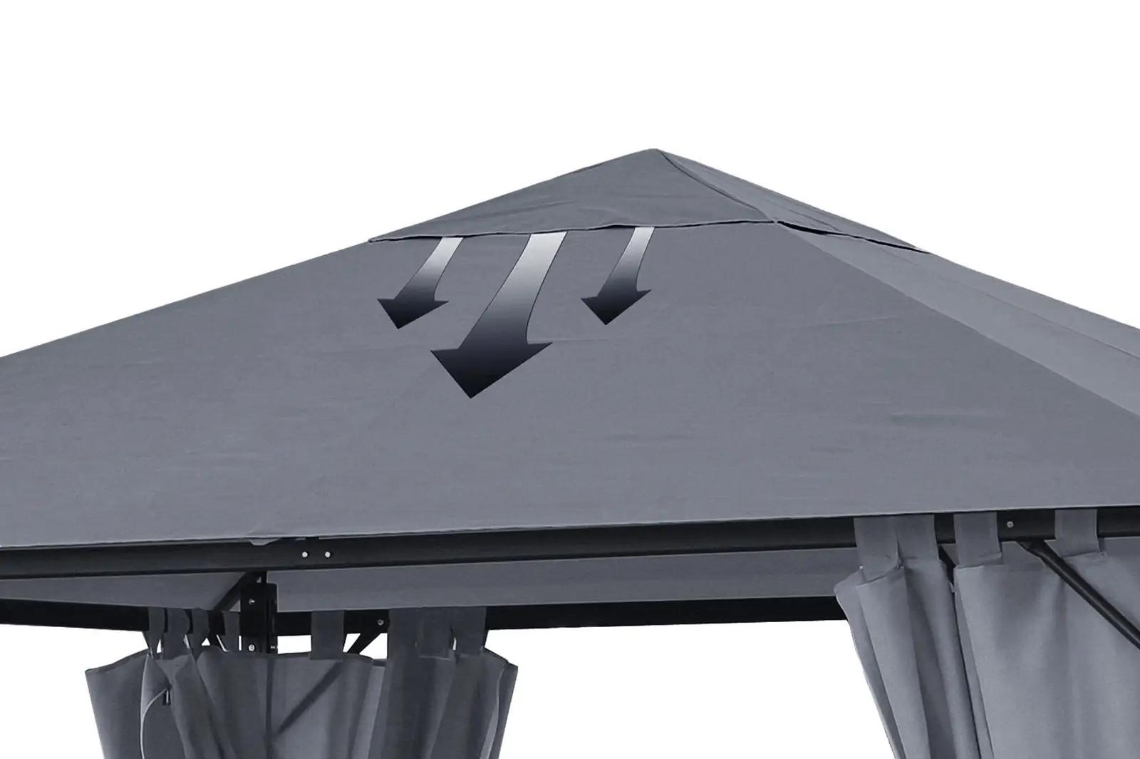 QUICK STAR Patio-katuse vahetuskate 3×3 m – ilmastikukindel – kasutusnäide