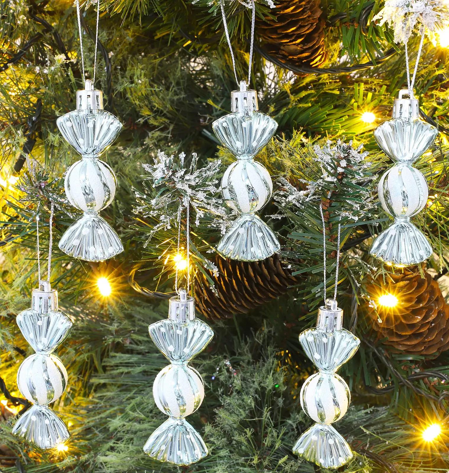 Christmas Concepts mintroheline mini-kulk 6–8 cm – sädelev dekor – lisavaade