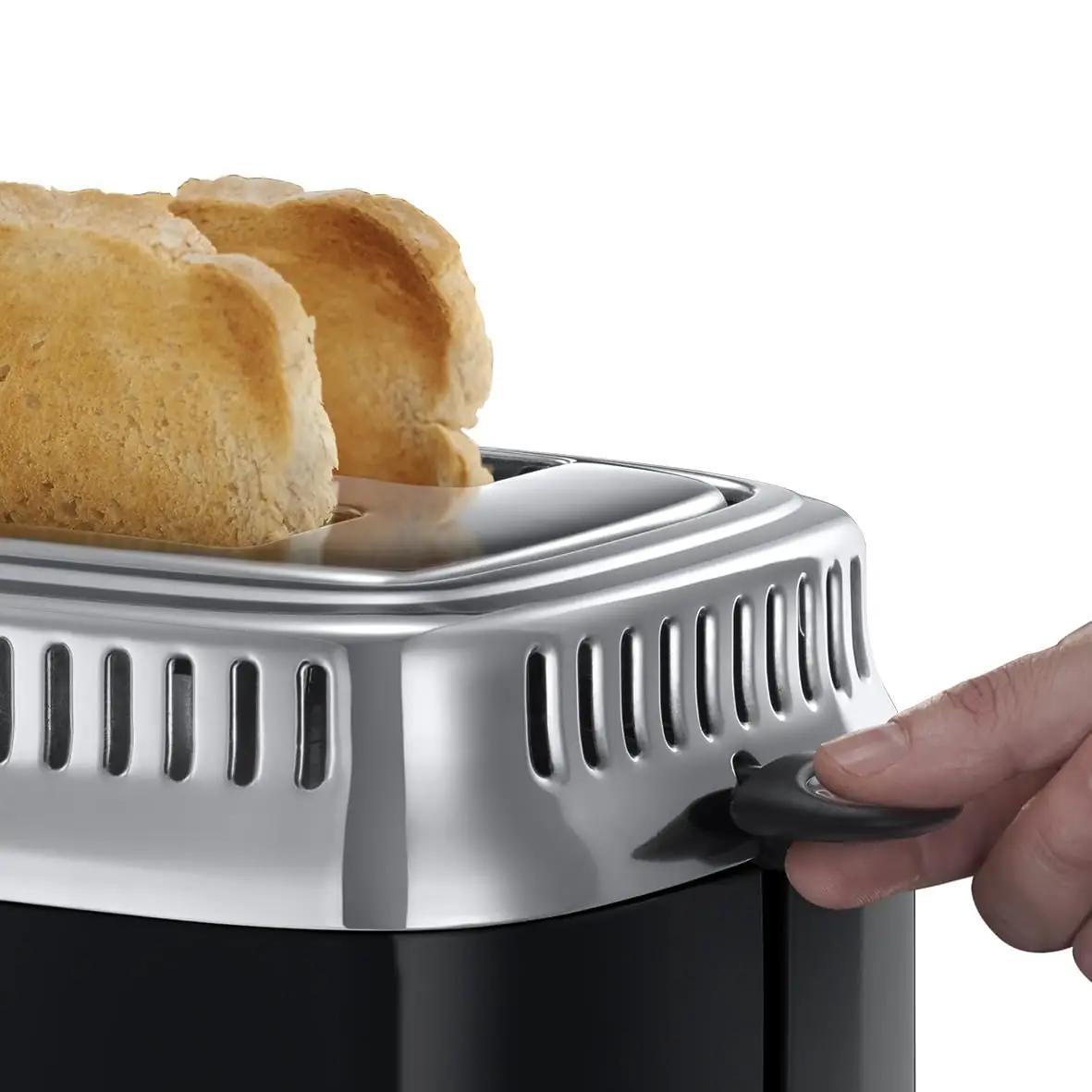 Russell Hobbs retroroostevaba röster — stiilne köögiseade – pakend ja tarvikud