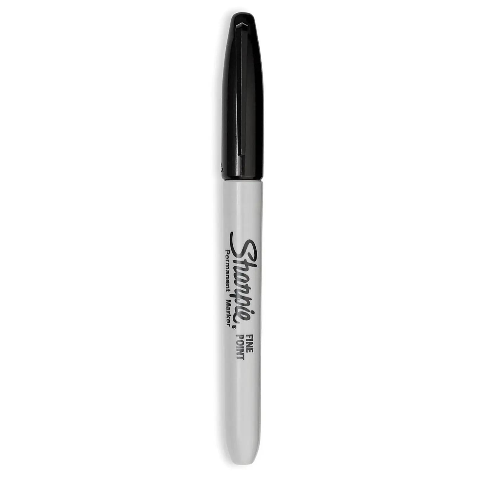 Sharpie must metallkorpus marker – peen ots, komplekt 36 – kasutusnäide