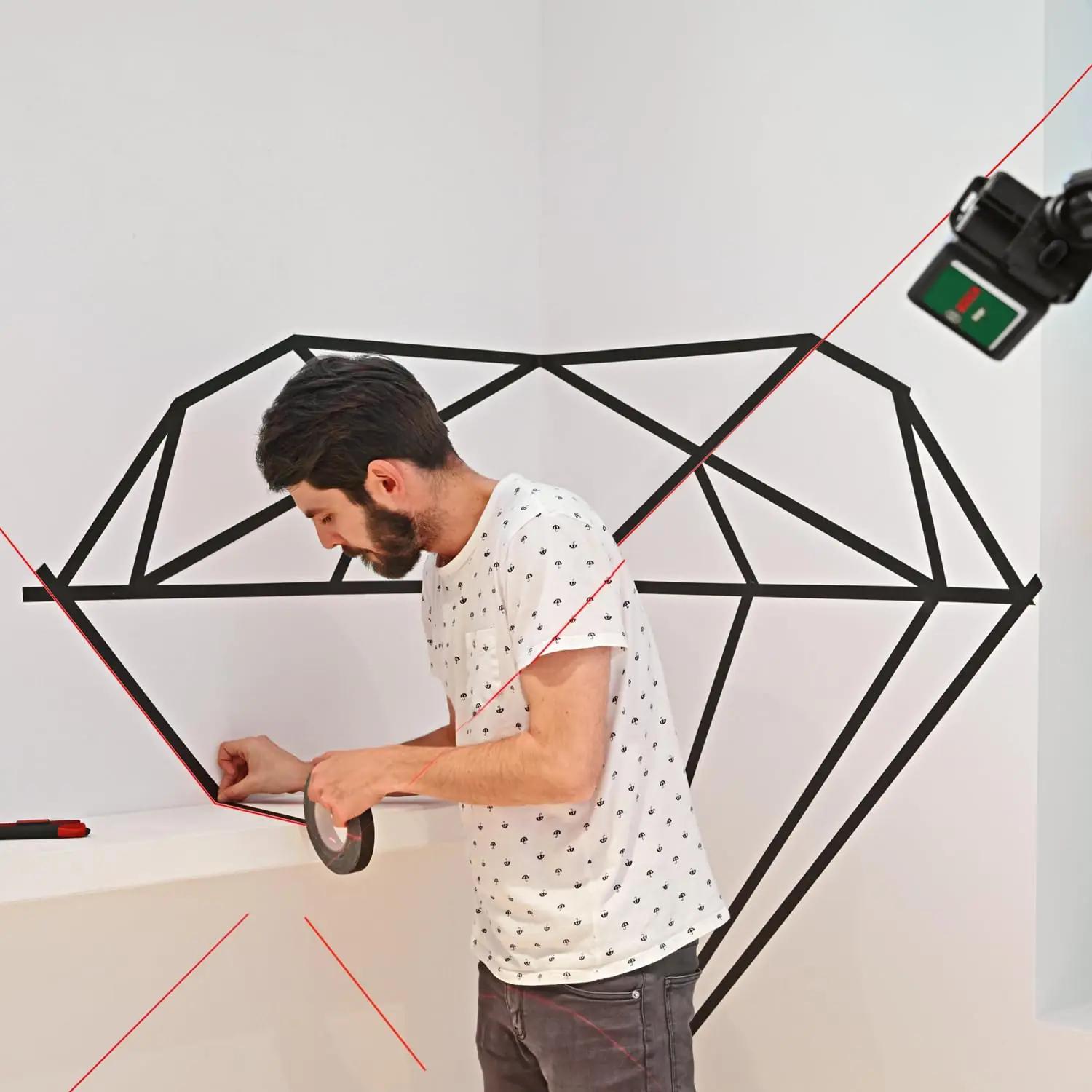 Bosch roheline ristlaser Quigo koos universaalklemmiga — täpne – pilt 7