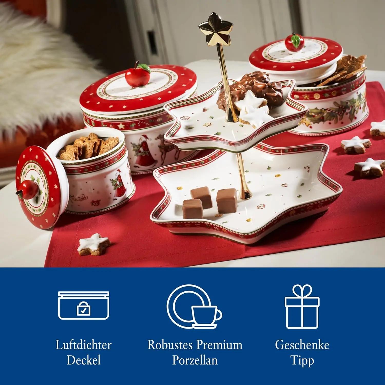 Villeroy & Boch portselanist piparkoogikarbi praktiline kingiidee – detailne vaade