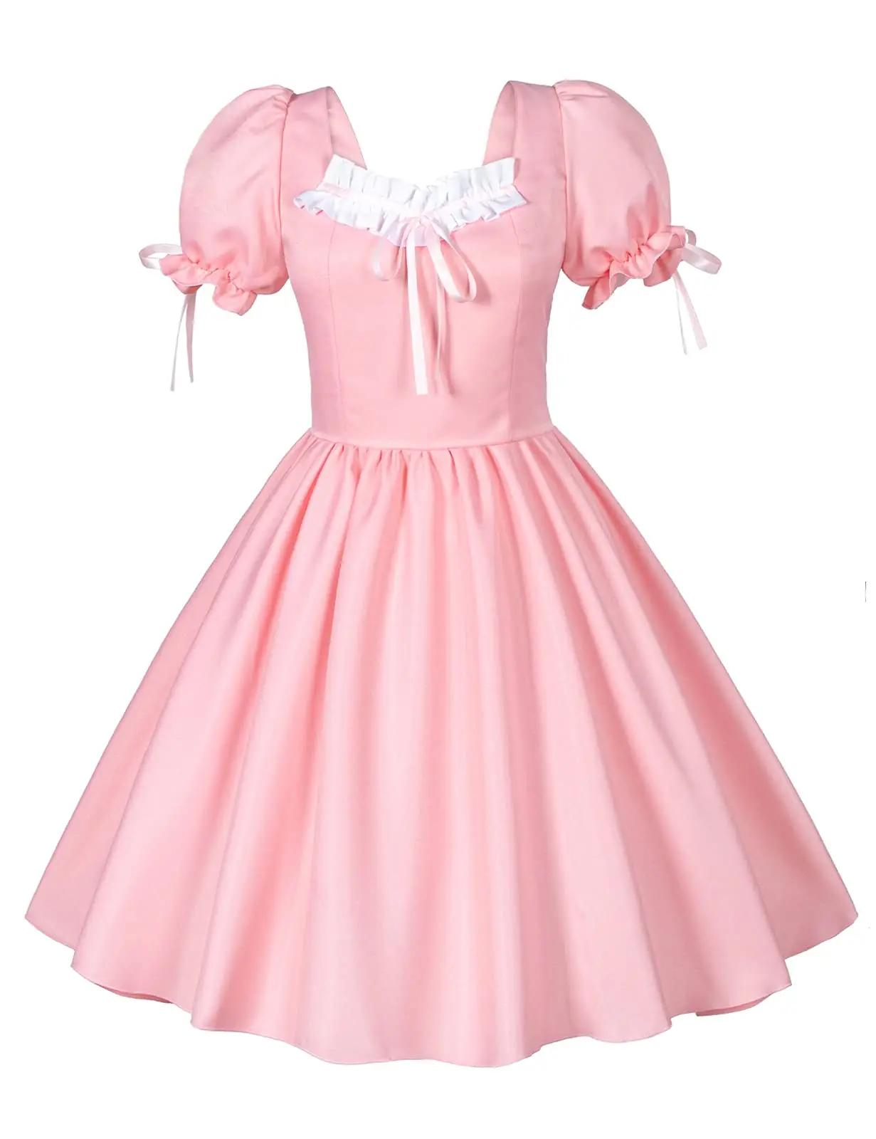 Wannsee roosa cosplay-prillitud prantsuse majanaise kostüüm — – pilt 6