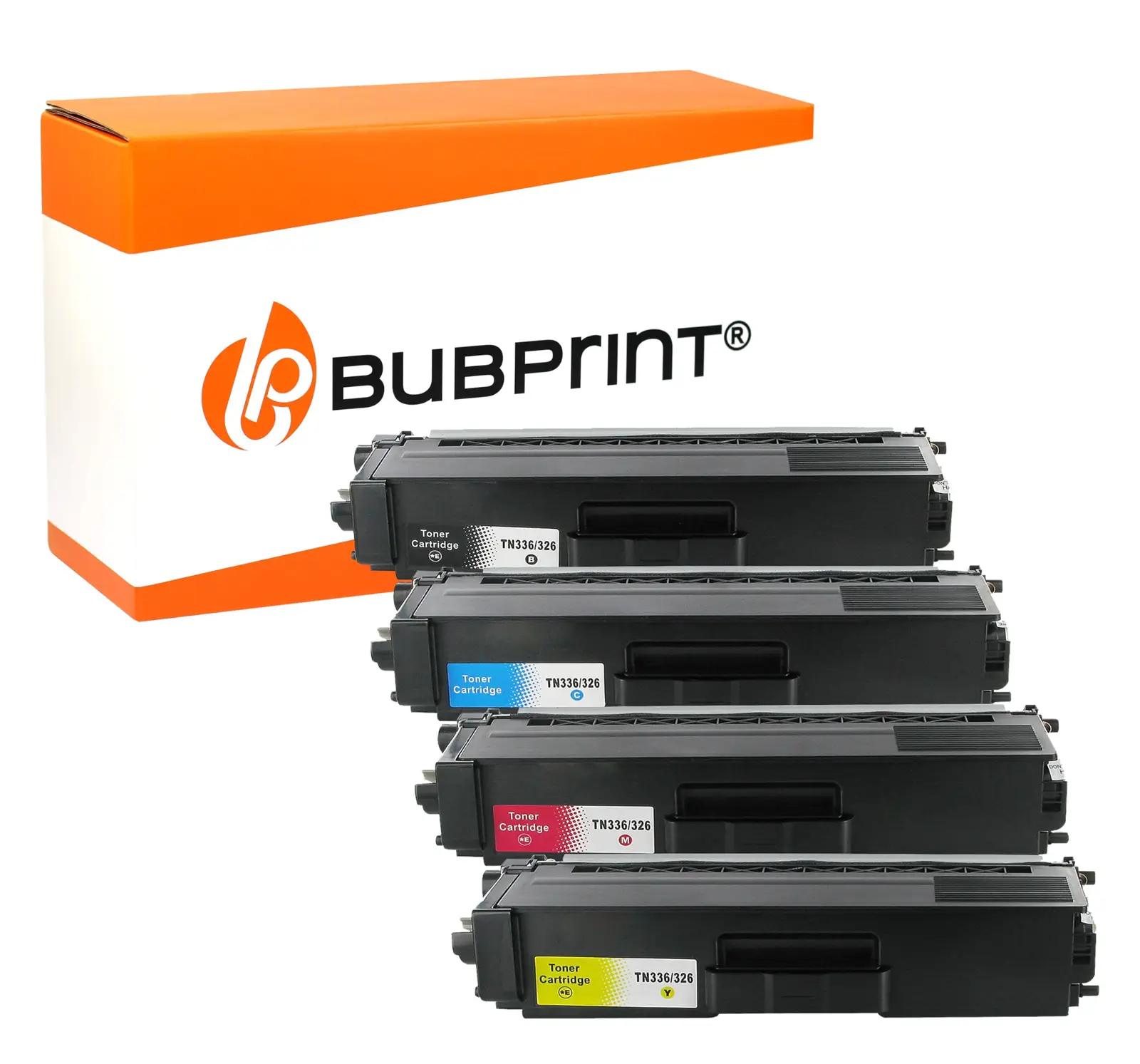 Bubprint must ja värviline toneri komplekt — sobib Brotheri