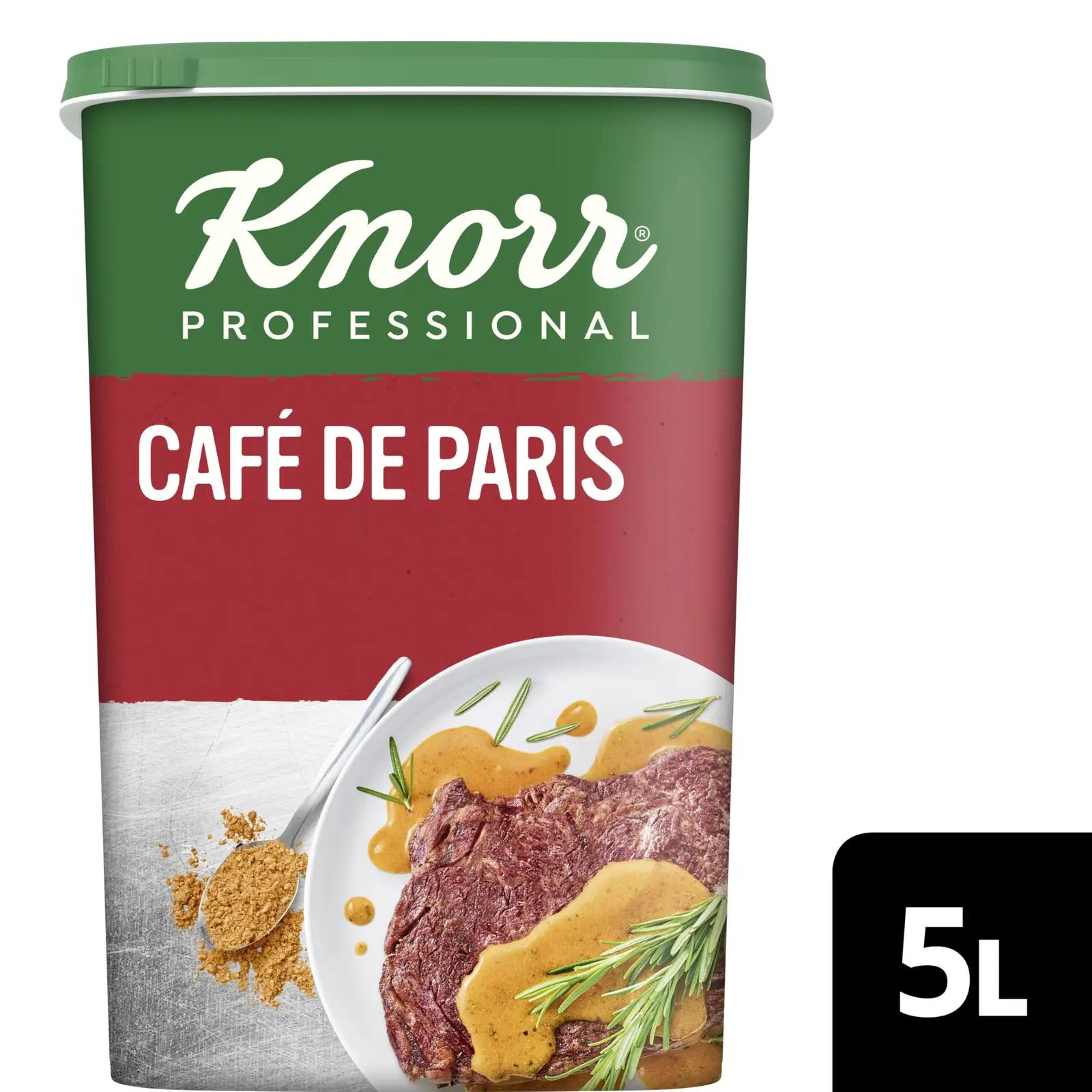 Knorr Café de Paris võine ürdisauce 1 kg — rikasta roogasid – pakend ja tarvikud