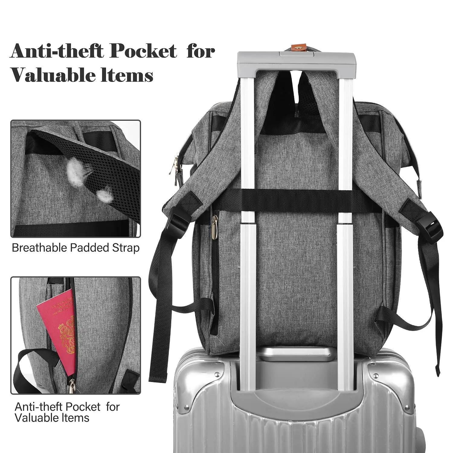 RJEU elegantne polyester seljakott 17,3″ sülearvutile – pilt 6