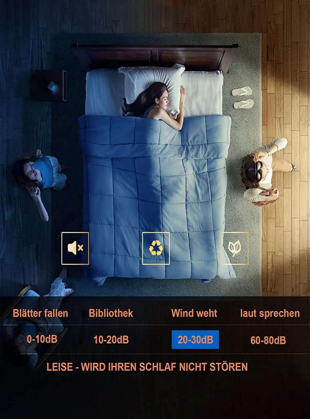 DIDADIDA modernne laeventilaator-valgusti must — vaikne ja – pilt 6