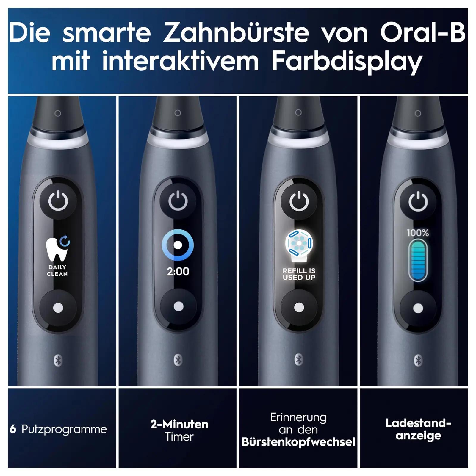 Oral-B iO Series 8 Plus kaksikutest komplekt – täpne puhastus – lisavaade