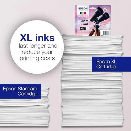 Epson originaal tindikomplekt – tindipatruunad tindiprinteritele – kasutusnäide