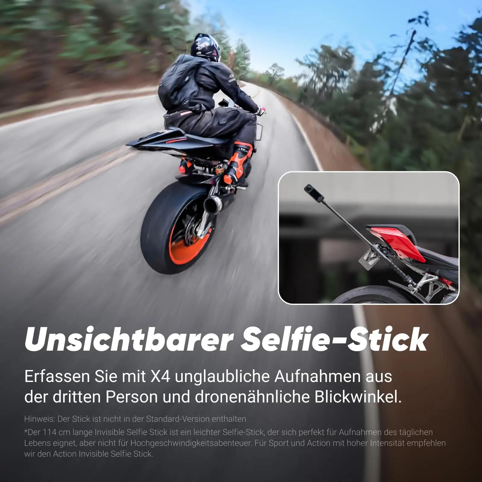 Insta360 X4 – veekindel 8K 360° kaamera seiklusteks – pakend ja tarvikud