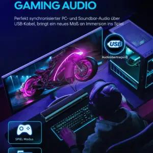 MEVOSTO D7-3 soundbarid – detailne lähivaade