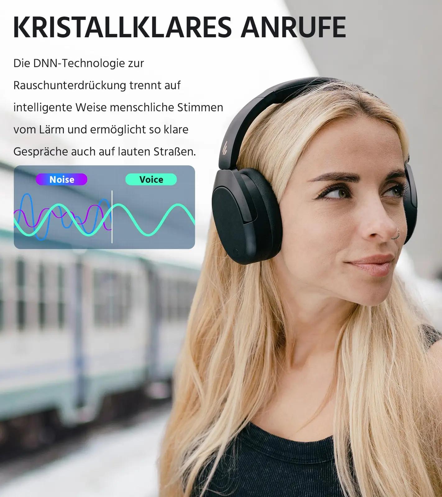 Edifier juhtmevabad kõrvaklapid W830NB — tugev mürasummutus ja – pilt 6