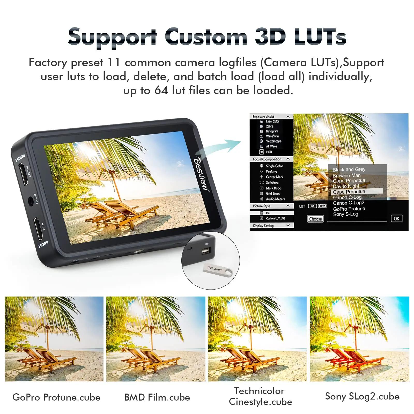 Desview nutikas 5,5″ monitor — täpne pildikontroll ja kaitse – pakend ja tarvikud