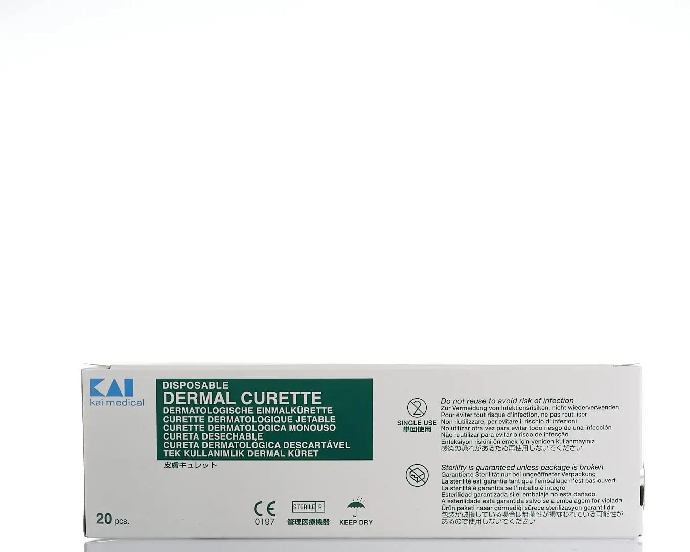 GIMA meditsiiniline metallkurett 3 mm — täpne naha- ja – lisavaade