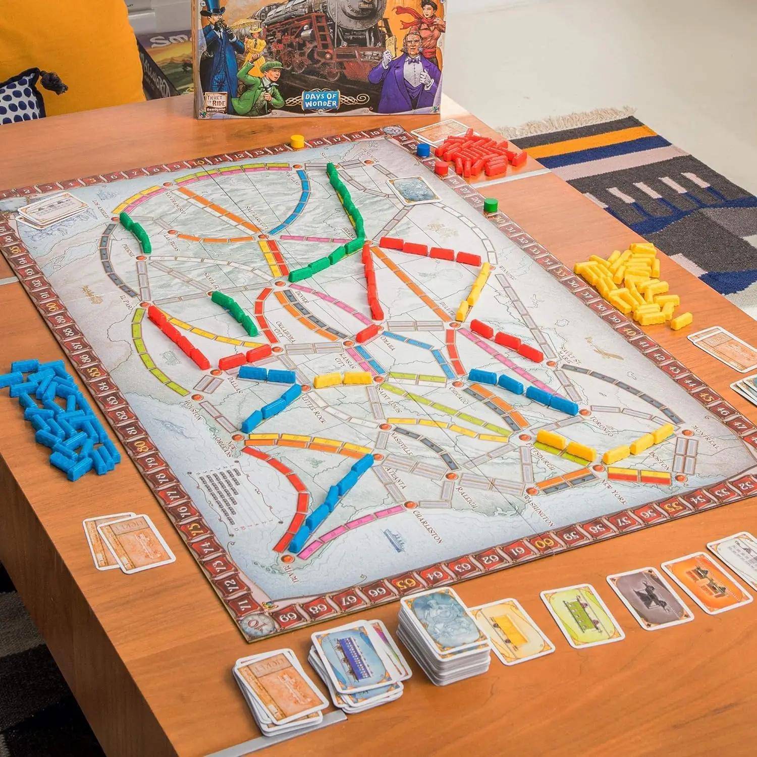 Asmodee lauamäng Zug um Zug – pere- ja strateegiamäng – detailne vaade