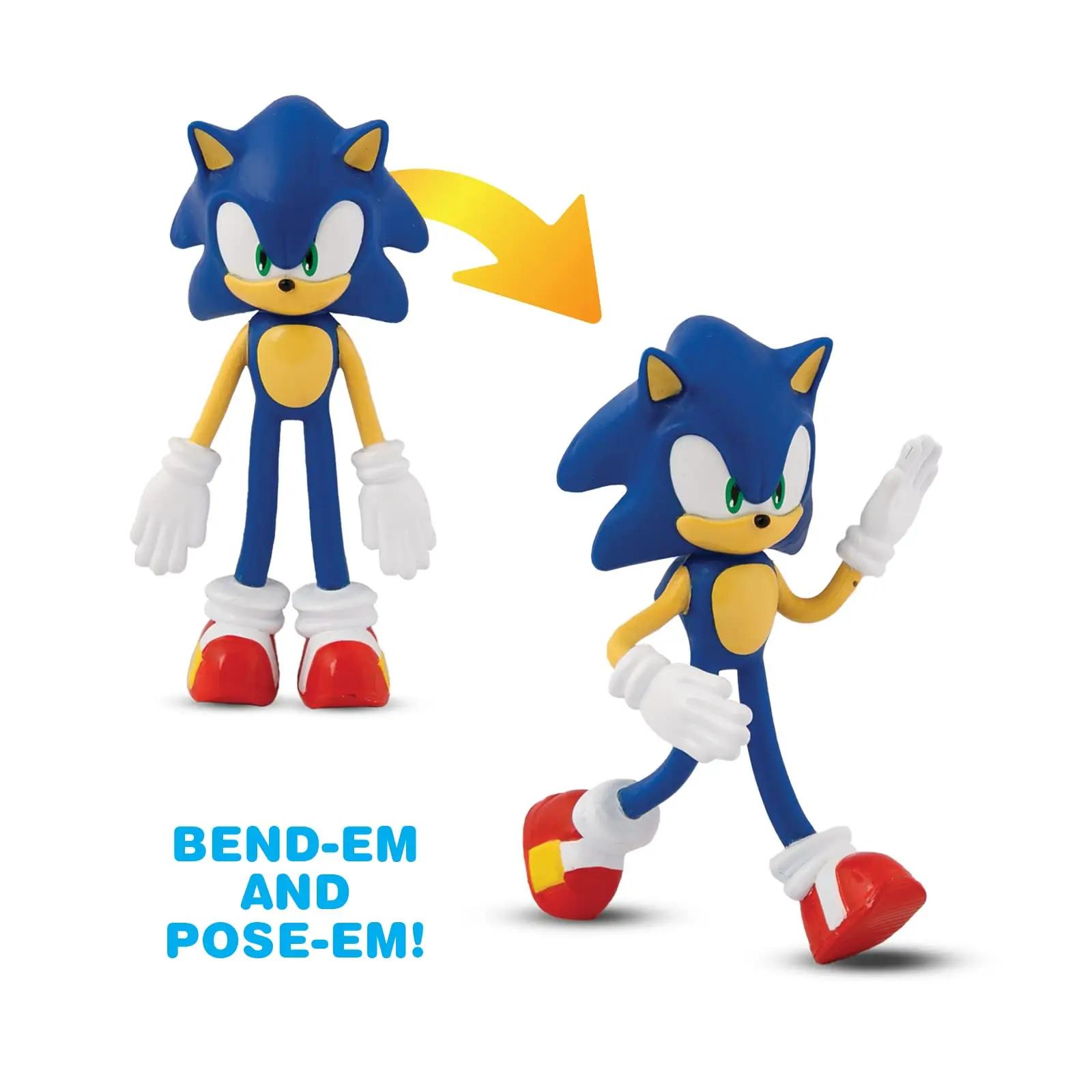 TCG pehme kummist Sonic komplekt – mängimiseks ja kogumiseks – detailne vaade