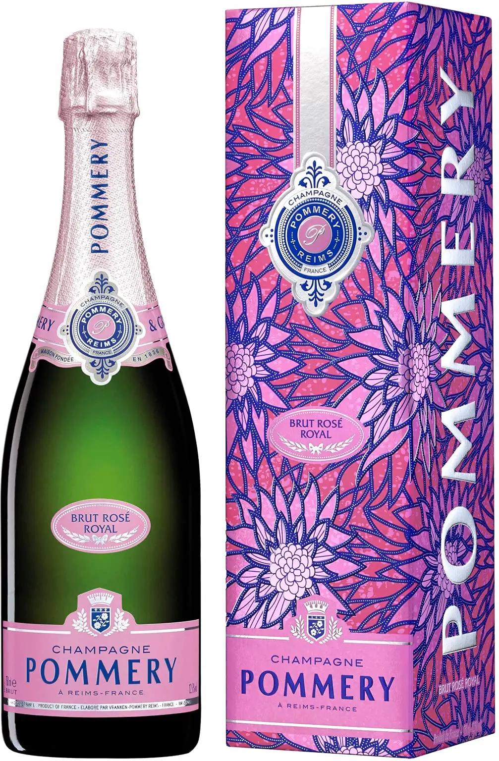 Pommery šampanja Brut Rosé 0,75l – pidulik ja elegantne kingitus – detailne vaade