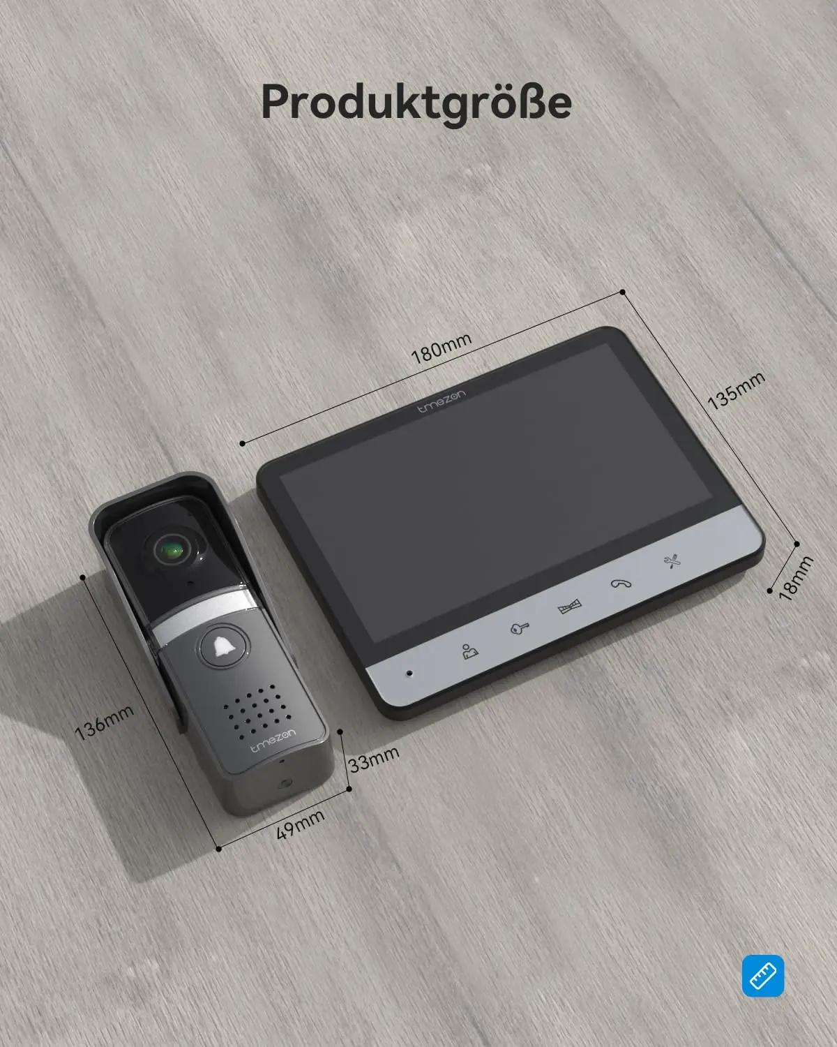 TMEZON kodune 7″ videouksetelefon – ABS kest, lihtne paigaldus – pilt 10