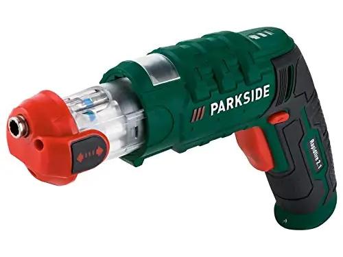 Parkside vastupidav aku- ja bitivahetaja – kompaktne tööriist – kasutusnäide