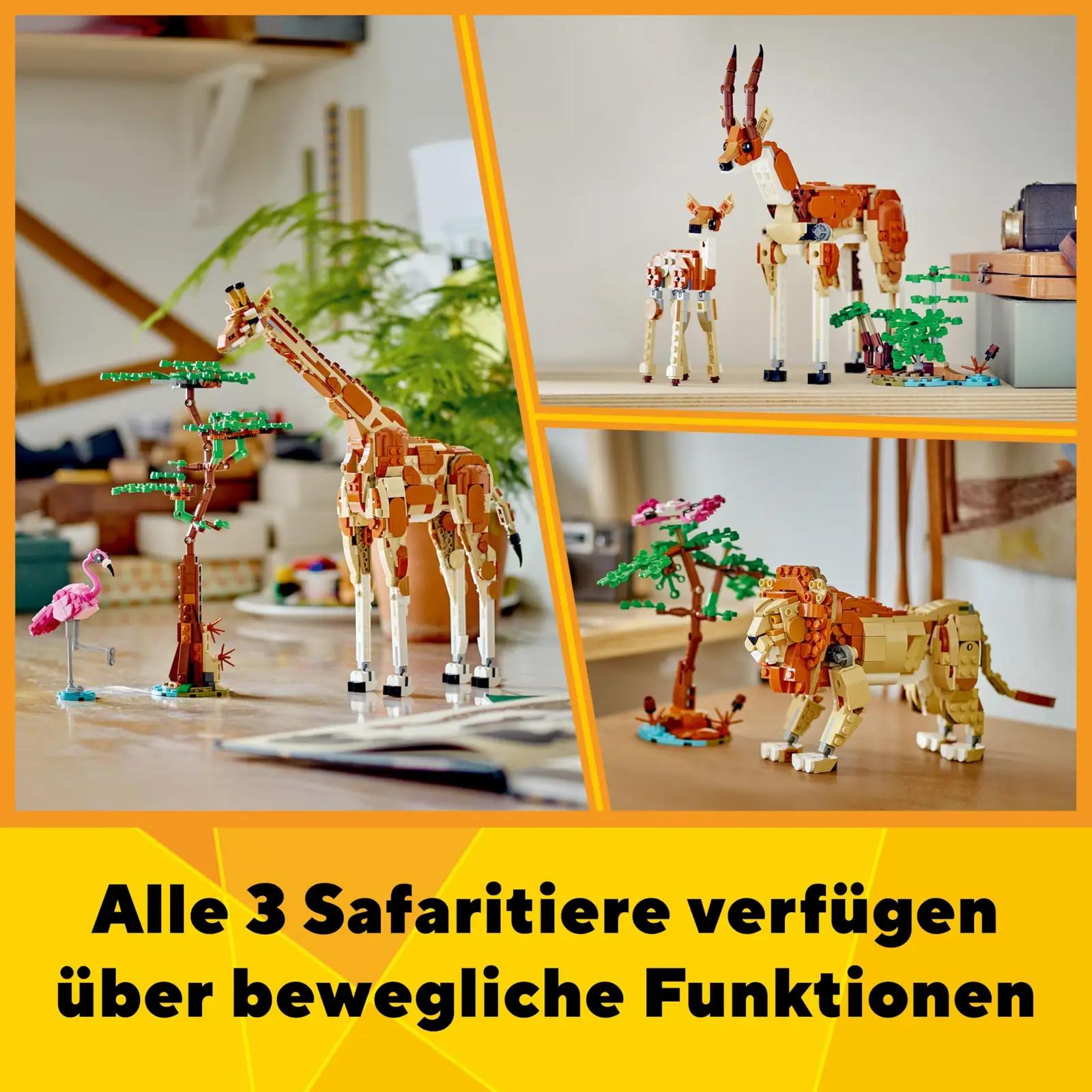 LEGO loominguline 3in1 loomasafari – kingitus lastele – kasutusnäide