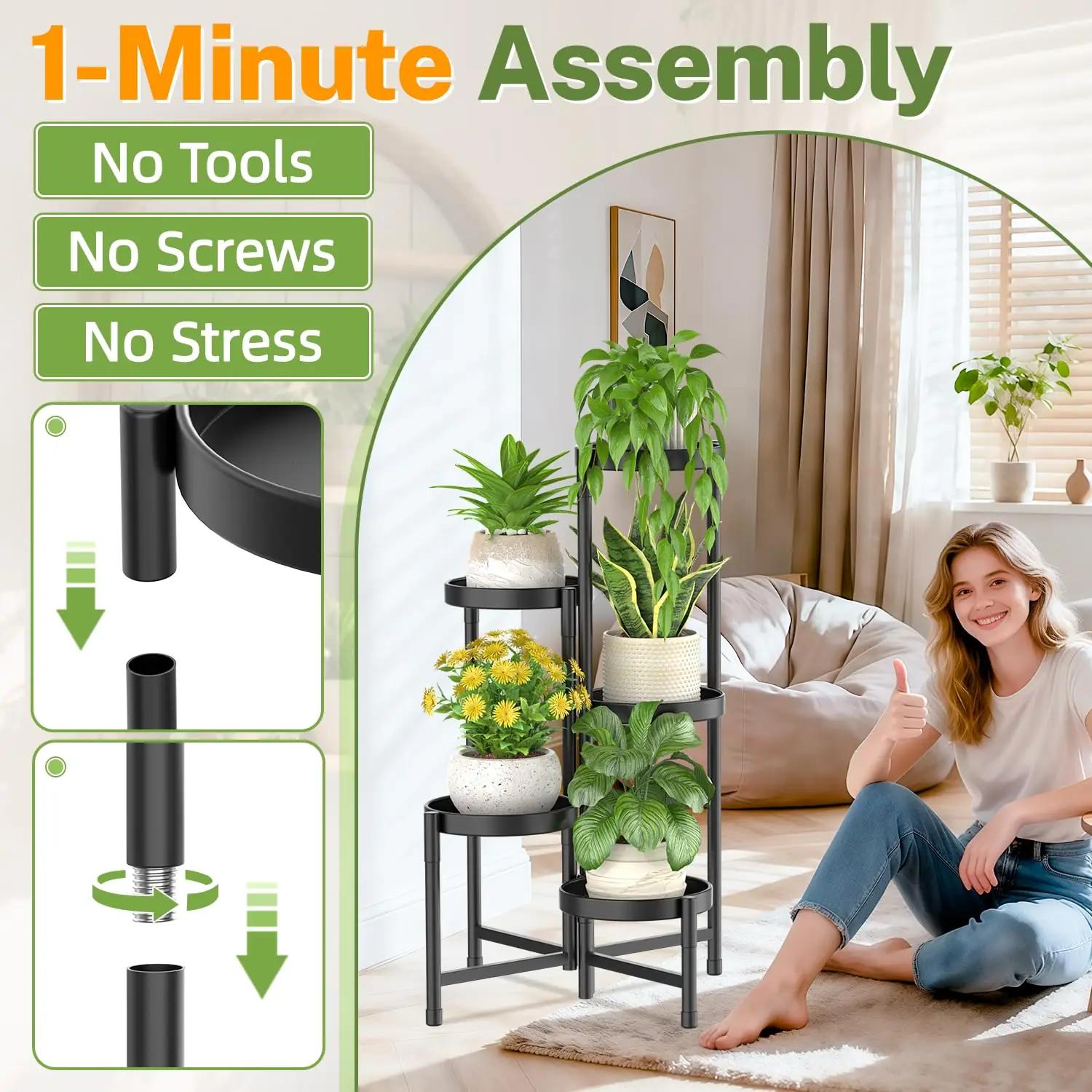 iDavosic.ly must metallist taimerekk – mitmekorruseline display – detailne vaade