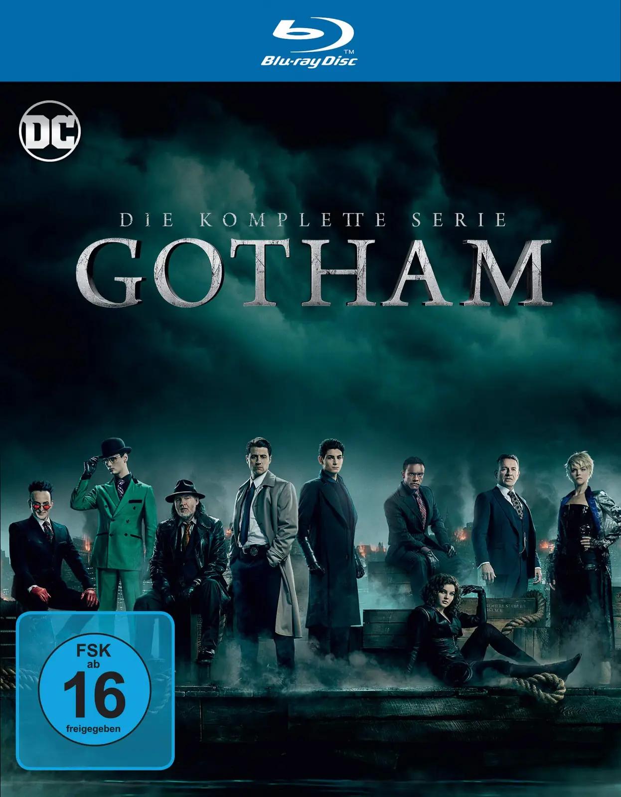 Warner Bros Blu-ray komplekt: Gotham täissaade pidulik väljaanne – pakend ja tarvikud