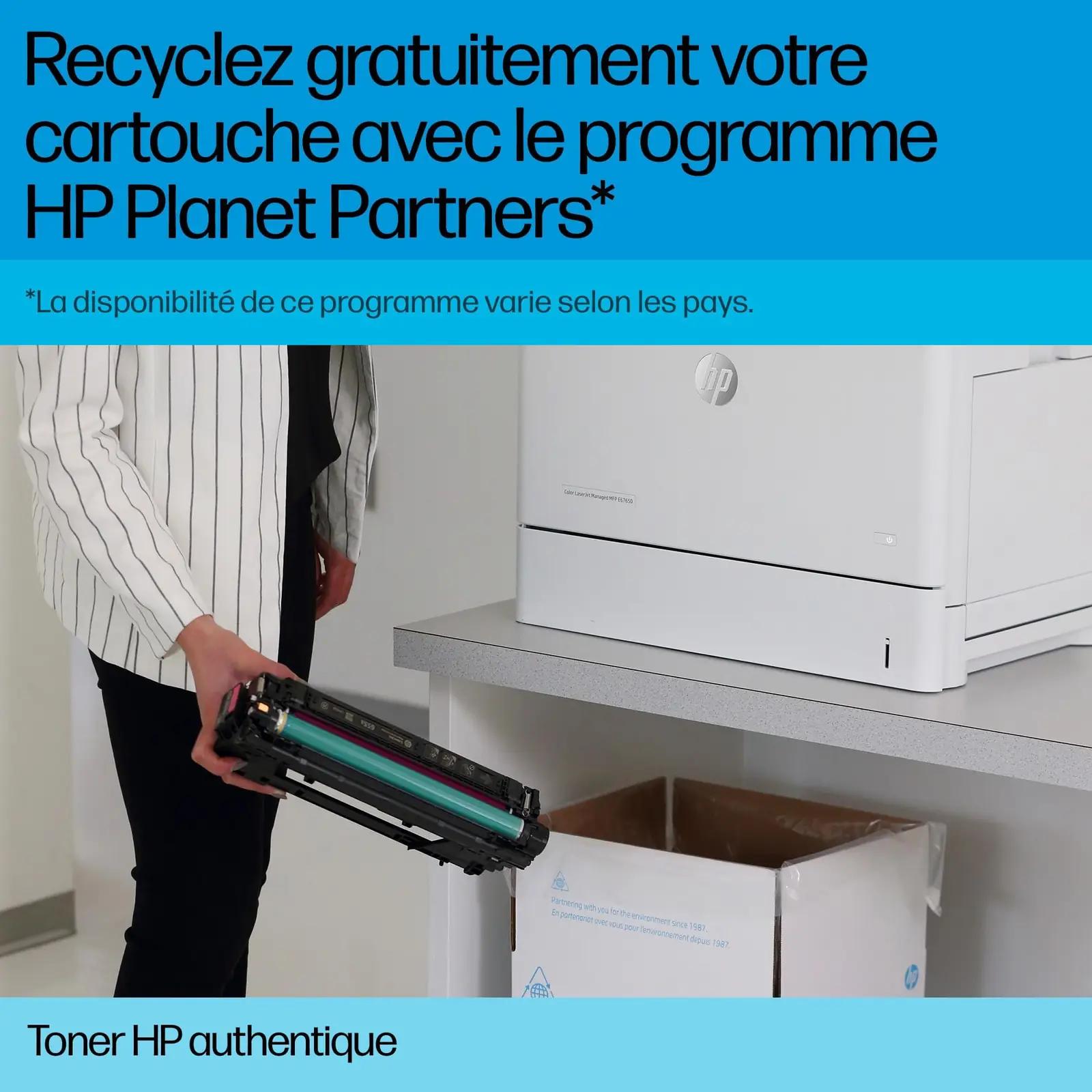 HP magenta toonerkassett W2413A – kvaliteetne trükkimine – lisavaade
