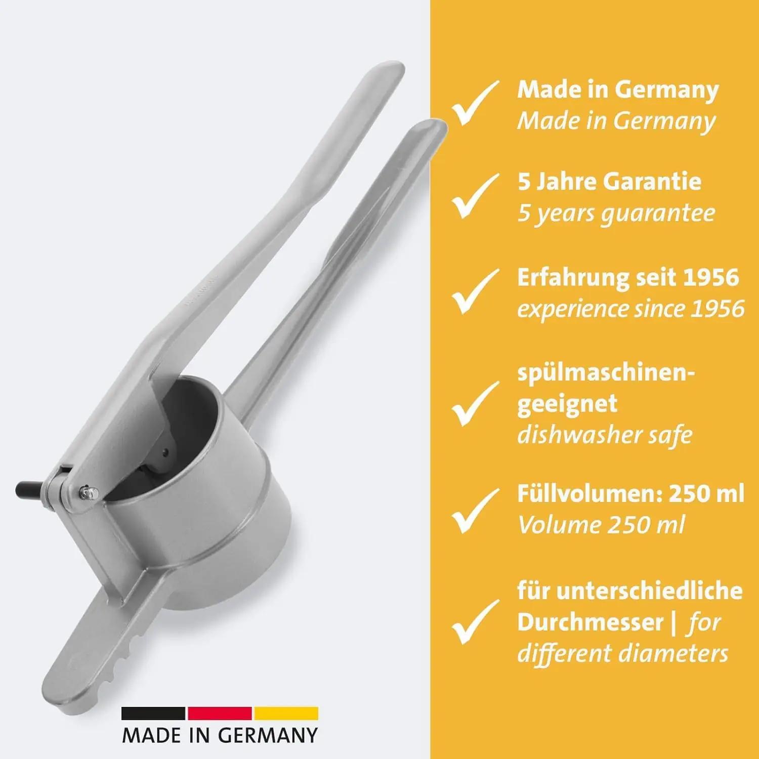 Westmark alumiiniumist spätzle- ja kartulipress — vastupidav 41 – pakend ja tarvikud