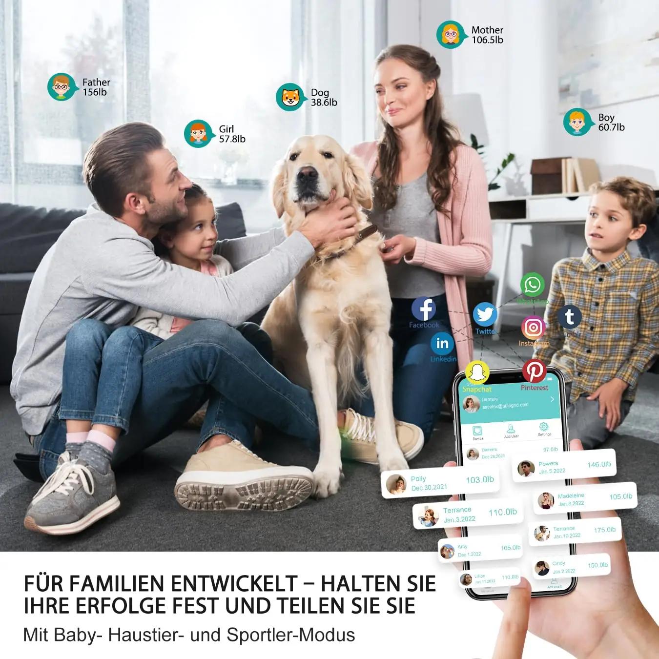 ABLEGRID must laetav kehakoostise kaal – täpne LED-näidik – pilt 7