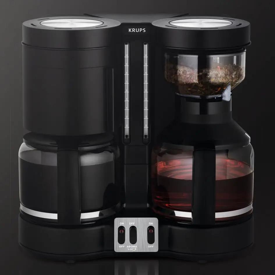 KRUPS KM850811 tee ja espresso – detailne lähivaade