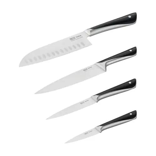Tefal terasest 4-osaline nugasett — vastupidav ja stiilne – detailne vaade