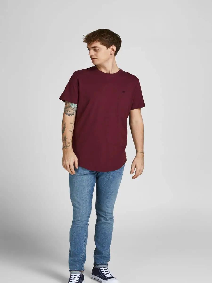 JACK & JONES mugav puuvillane T-särk 5tk komplekt – pilt 6