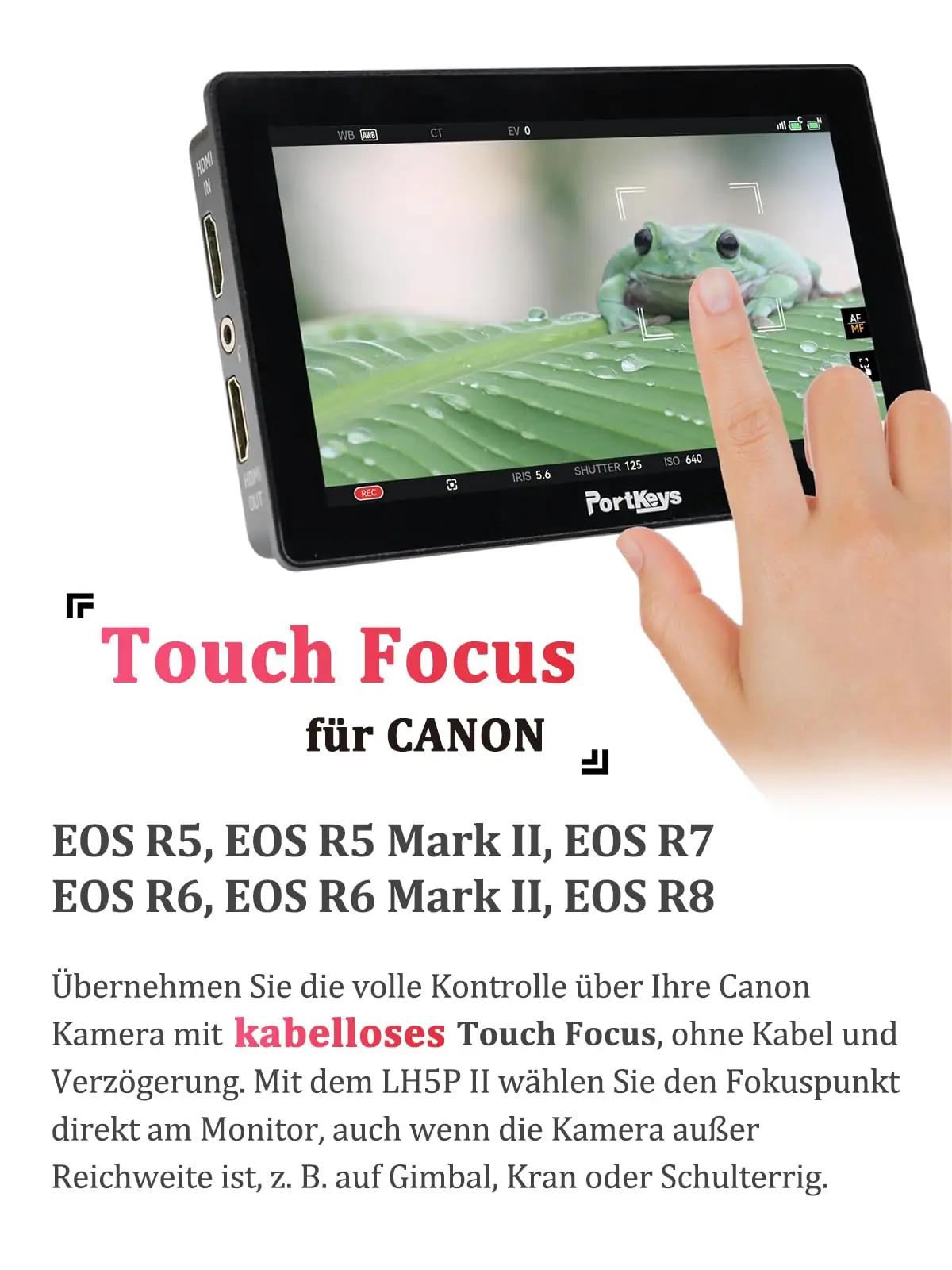 Portkeys metallist 5,5″ monitor — hele, vastupidav ja täpne – pakend ja tarvikud