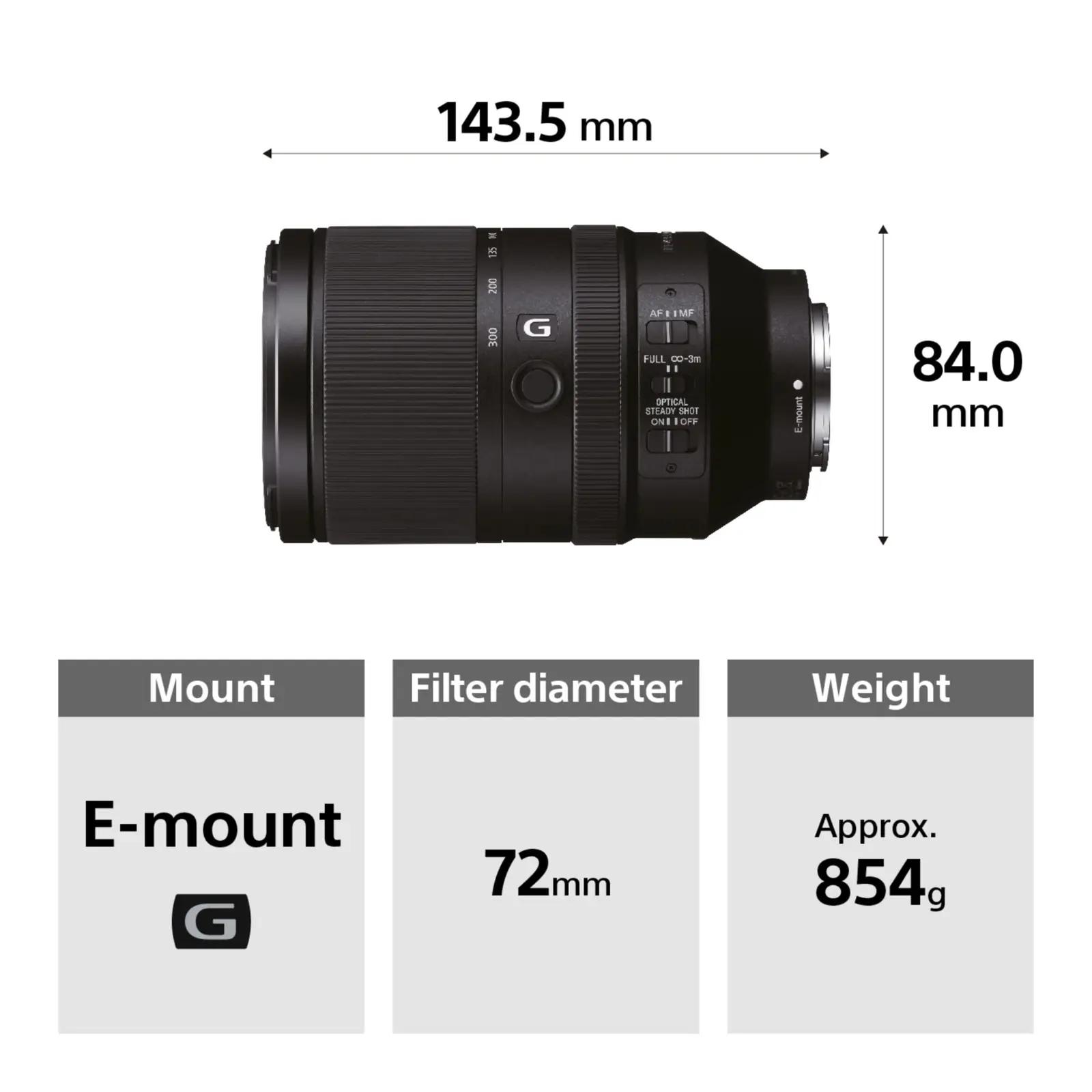 Sony G-seeria telezoomobjektiiv 70–300 mm — kerge ja täiskaader – pilt 7