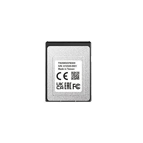 Transcend kiire CFexpress Type B 256GB salvestuskaart – detailne vaade