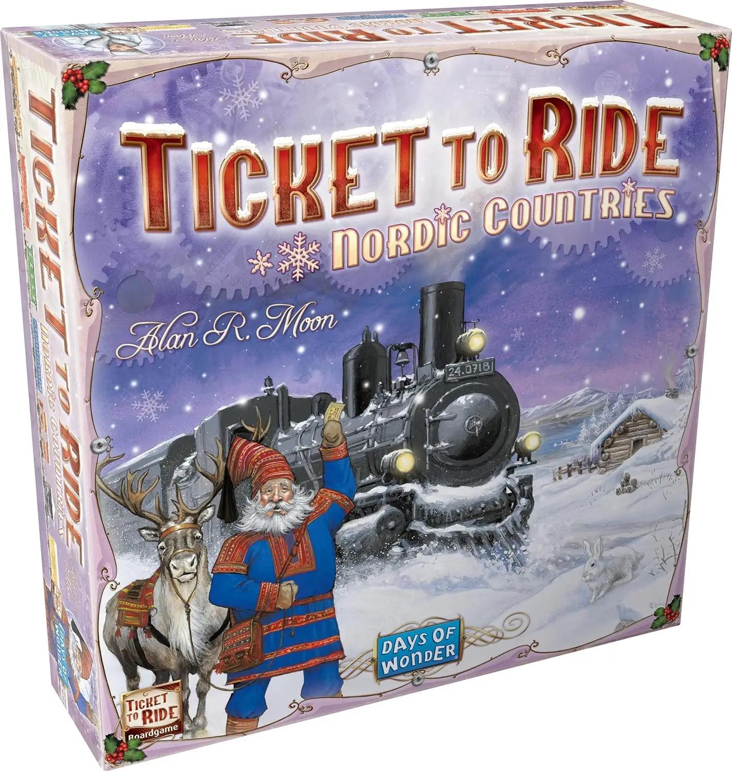 Days of Wonder paberist lauamäng – Ticket to Ride Nordic