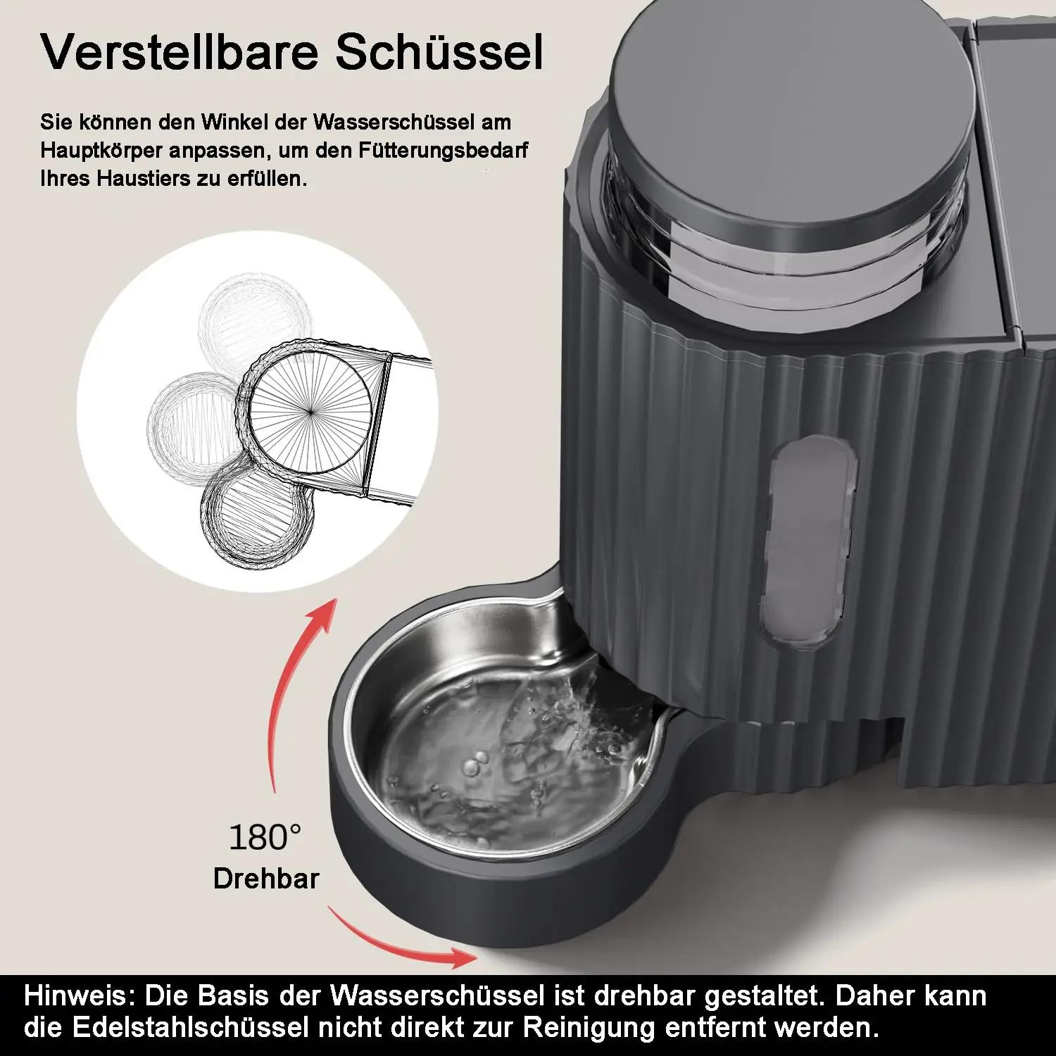 Gardner Pet automaatne 2-in-1 söötja ja veepaak (3L×2) – kasutusnäide