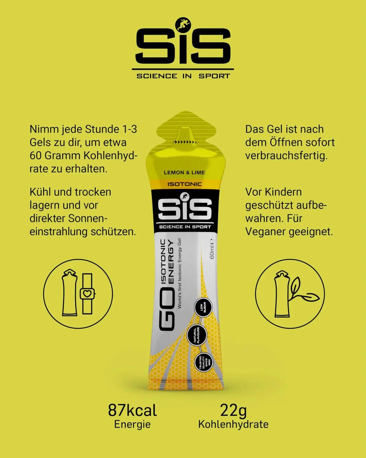Science in Sport energigeel 30×60 ml sidrun-laim – kasutusnäide