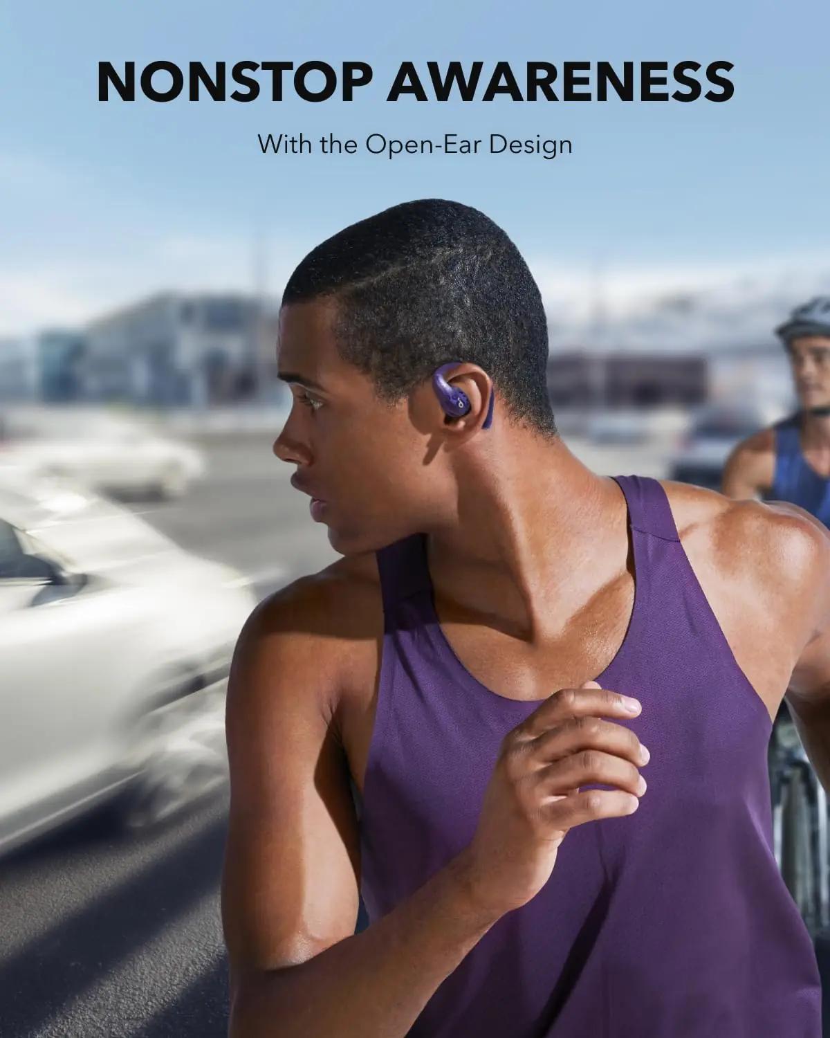 soundcore mugav ja kerge AeroFit Pro – sportlik open‑ear – pilt 6