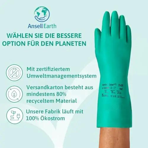 Ansell kaitsekindad nitrilist materjalist — veekindel ja sobib – pilt 10