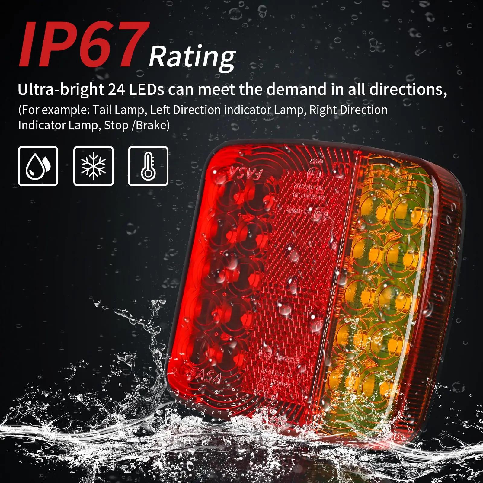 AOHEWEI veekindel magnetne LED-pidurituled — mugav paigaldus – lisavaade