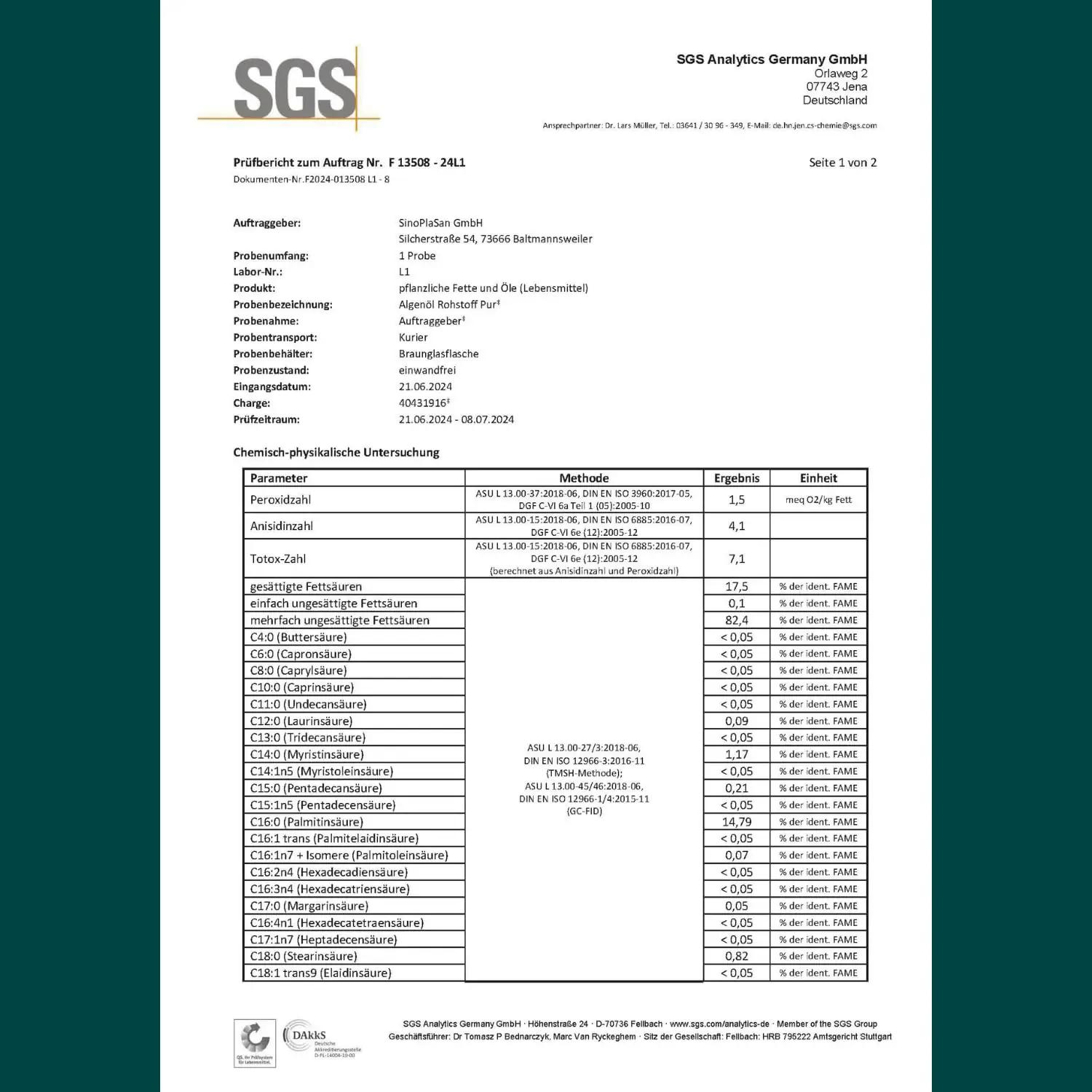 SinoPlaSan GmbH SinoPlaSan vegan Omega-3 algõli — kõrge DHA ja – pilt 8