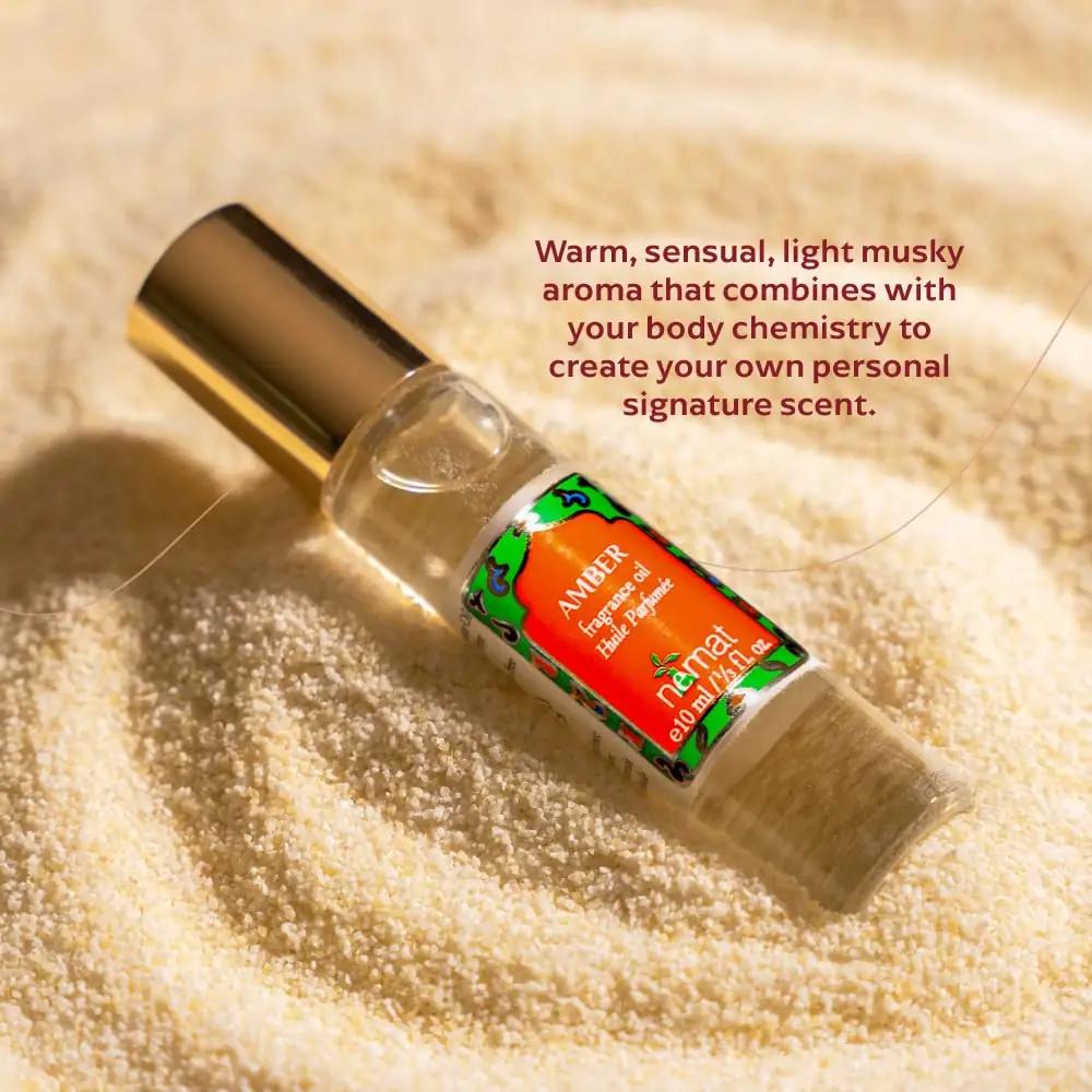 Nemat International bernsti parfümöli 10 ml – pikk püsivus – detailne vaade