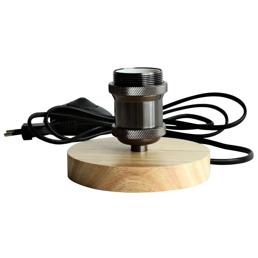 TIANFAN puidust vintage laualamp – stiilne dimmeriga